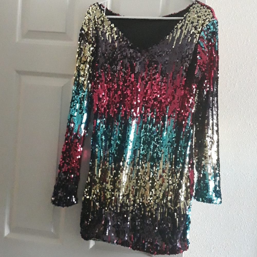 NWOT Shimmer glittery dress